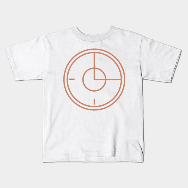 Clock Face Kids T-Shirt by Jonathan Wightman